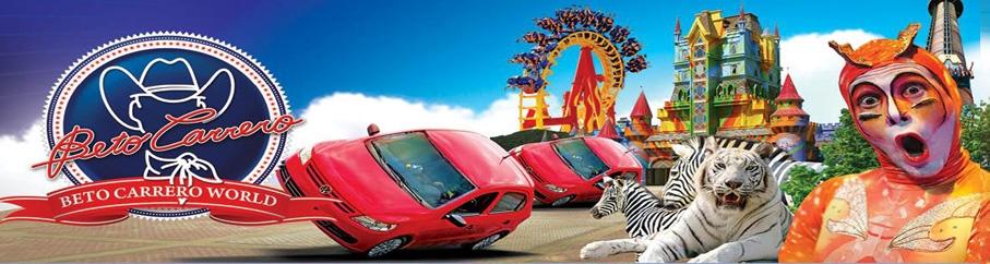 Viagem para o Parque Beto Carrero World<br />
Incluso Passagem e Passaporte<br />
Consulte data e valor pelos fones: (47) 3652-2184 / 3652-1140<br />
E-mail: contato@soeturturismo.com.br